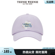 TeenieWeenie小熊2024夏装甜美蝴蝶结棒球帽青春活力女士帽子