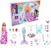 barbie芭比娃娃童话公主，美人鱼百变礼盒女孩，过家家换装玩具hgm66