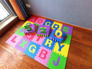 加厚2cm儿童益智卡通泡沫地垫，拼图宝宝爬行垫拼接毯垫子数字字母