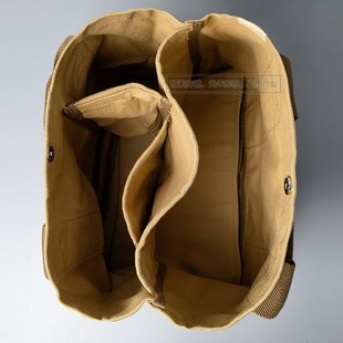 (超多隔层-小包中的)复古帆布包袋，小众手提包休闲小包饭盒包
