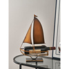 欧式复古帆船红酒架葡萄酒架创意艺术装饰摆件家居客厅餐边柜酒柜