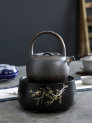 仿古中式台湾电陶炉铁壶银壶，专用电炉老岩泥家用迷你静音煮茶炉