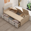 定制小户型榻榻米储物床现代简约板式收纳床15米家用卧室双人床