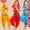儿童舞蹈服新疆舞表演服女童，肚皮舞少儿民族演出服装印度舞演出服