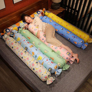 全棉糖果枕头大号可爱圆柱形，床上女孩睡觉夹腿长条，抱枕靠垫可拆洗