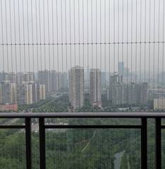 重庆儿童隐形防护网阳台防盗网钢丝可拆卸儿童防护栏纱窗防猫网