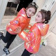 女童冬装羽绒服加厚2024儿童冬季韩版时髦小女孩洋气短款棉袄