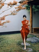 新中式敬酒服新娘订婚礼服裙高端轻奢小众气质宴会红色旗袍连衣裙