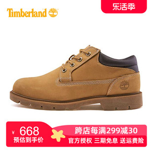 timberland添柏岚踢不烂男春秋，户外经典黄靴低帮徒步休闲鞋a1p3l