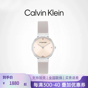 calvinkleinck永恒系列女神款皮带，瑞士机芯石英手表女