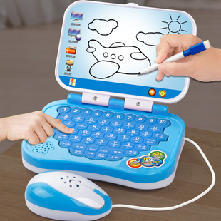 儿童智力早教机小孩学习训练宝宝，益智笔记本玩具，仿真平板练习电脑