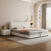 皮床双人床现代高端悬浮1.8米2米婚床主卧储物软床小户型168