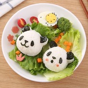 熊猫饭团模具套装儿童米饭寿司工具海苔压花压饭工具