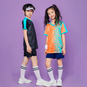 儿童训练服女童羽毛球服男童，足球速干运动套装，乒乓球衣排球服定制