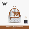 春夏MCM STARK 中号月桂叶logo双肩背包书包