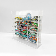 玩具车模展示架透明模型收纳盒风火轮汽车模型亚克力格柜子收纳盒