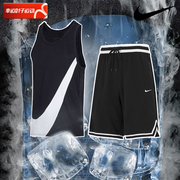 耐克男篮球运动套装球衣，速干背心无袖t恤训练健身衣服跑步短裤