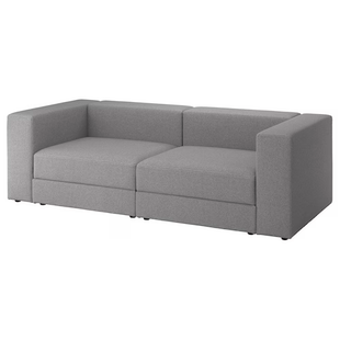 IKEA宜家耶特博三人沙发家用北欧简约客厅简约可拆洗舒适耐用