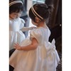 一周岁礼服女童生日公主，裙百搭洋气花童婚礼，小女孩宴会白色蓬蓬裙