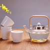 ！奇高CK耐热玻璃茶具花茶壶礼盒冷水壶下午茶杯时尚樱花款粉