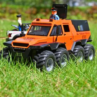 合金八轮公安征服者猛禽越野装甲悍马警车皮卡男孩儿童车模型玩具