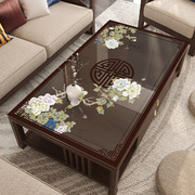中式软玻璃餐桌垫透明桌布防水防油餐桌布PVC茶几桌垫桌面保护垫