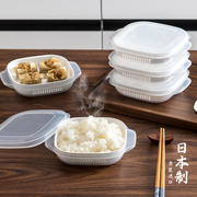 日本进口米饭盒微波炉，加热上班族便当盒，冰箱专用收纳盒冷冻保鲜盒