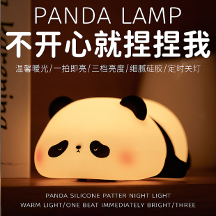 生日礼物女生送女友朋友送给男生实用的熊猫小夜灯创意小众高级感