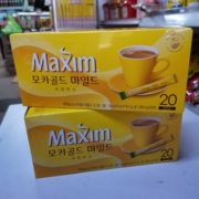 韩国麦馨maxim摩卡速溶咖啡20条三合一咖啡，独立包装携带方便