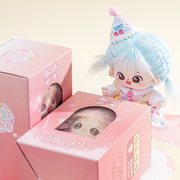 棉花娃娃女正版套装毛绒公仔，玩具可换装玩偶，骨架女孩生日礼物