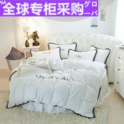 日本冬季圆床四件套，圆形床裙床单，被套珊瑚绒法兰绒床上用品园