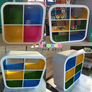 幼儿园圆角组合玩具柜书包柜，整理架玩具，架儿童百变圆弧柜口杯架