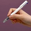KACO优写4色中性笔多功能四色水笔简约多色笔芯合一0.5mm黑蓝红绿4色合1水笔做笔记用学生EASY办公按动签字笔