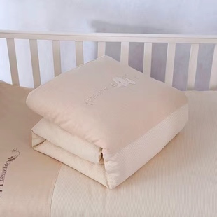 秋冬婴儿彩棉被新生儿宝宝，床品纯棉儿童被子彩棉儿童薄棉花被子