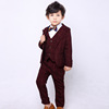 儿童礼服套装小孩西服钢琴演出服童小西装2020男三件套韩版