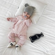 婴儿衣服秋新生儿和尚服纯棉两件套0-1-3岁男女宝宝休闲长袖套装