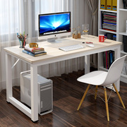 简易电脑桌台式桌家用写字台书桌简约现代钢木办公桌子双人学习桌
