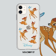 自制小鹿斑比bambi适用苹果iphone12promax华为p30小米超薄手机壳