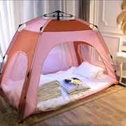 销全自动儿童家用室内床上速开帐篷防风防蚊蒙古包单双人帐篷屋品