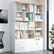 书柜简易落地家用客厅储物柜卧室，收纳架办公室一体靠墙置物架书架