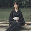 日本山本风格传统型和服浴袍，长袍男女情侣款服装日式万浴衣(万浴衣)万圣节