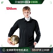 韩国直邮Wilson 运动T恤 WILSON 拉绒 T恤 4637 炭色 冬季T恤