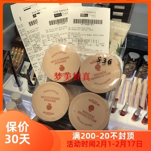 韩国skinfood水蜜桃散粉15g透感零油光蜜粉，控油粉饼bb霜