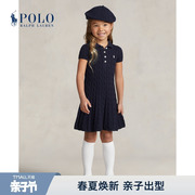 Ralph Lauren/拉夫劳伦女童 经典款Polo针织衫棉连衣裙RL40400