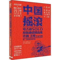 中国摇滚电吉他谱solo原版曲谱集 许巍汪峰作品 二维码视频教学 零基础初学者入门自学六线谱五线谱吉他独奏教材弹唱教程书籍