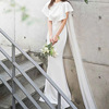 轻婚纱鱼尾2024森系长款修身高贵优雅显瘦新娘，宴会白色礼服裙