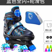 溜冰鞋成人双排轮旱冰鞋儿童四轮滑冰鞋男女轮滑鞋初学者溜冰场