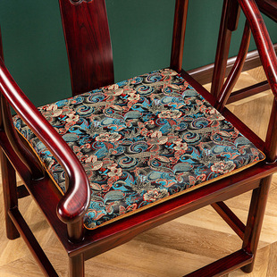 中式红木沙发座垫中国风实木家具餐椅圈椅四季椅官帽凳子太师椅垫