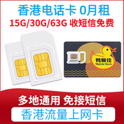 香港流量上网卡电话号卡鸭聊卡跨境外贸手机，卡多地手机注册号