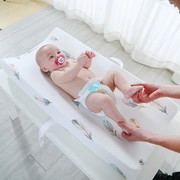 跨境全棉针织布婴儿抚触按摩台换洗外罩，换尿布台套可拆卸床罩